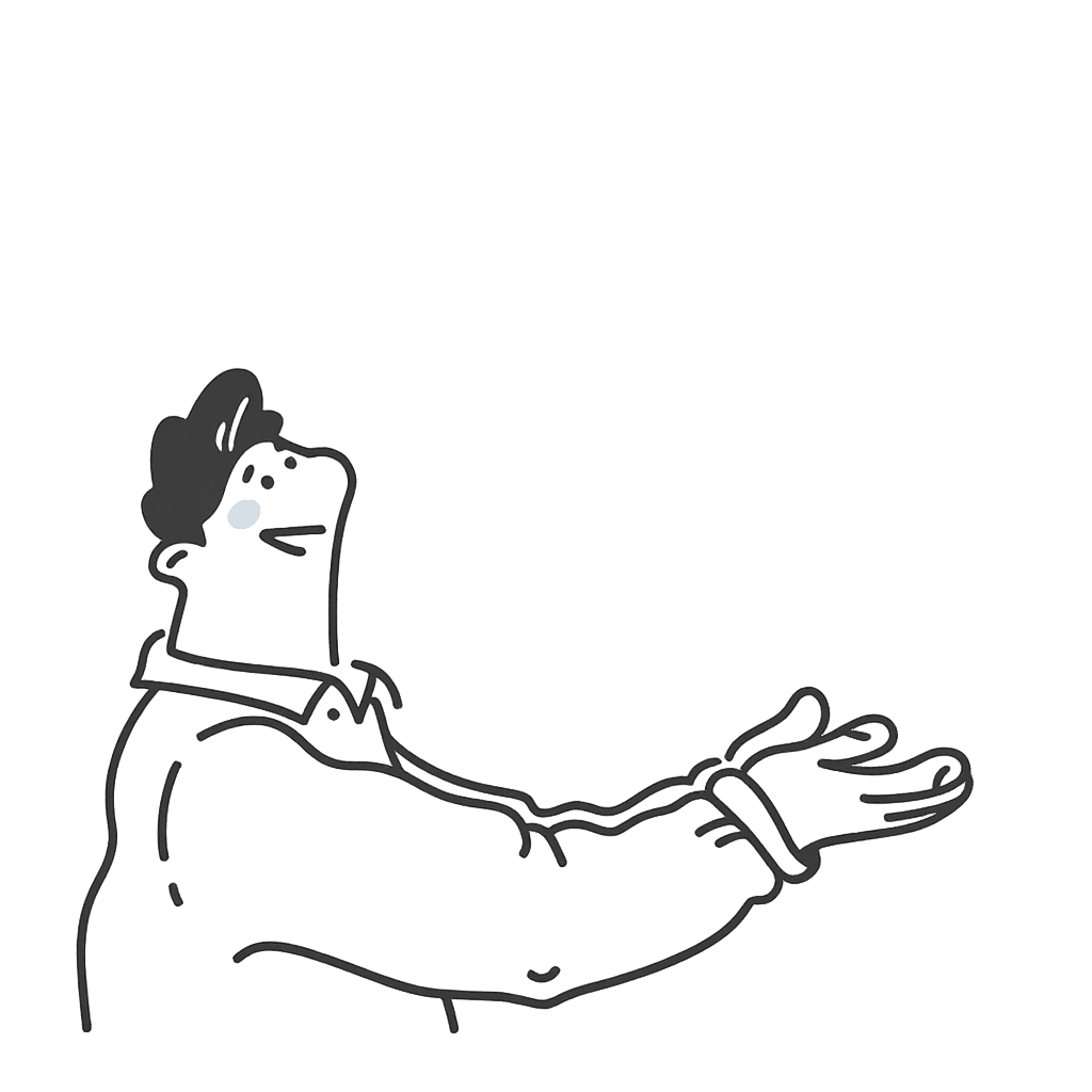 Person reaching toward the UniFile app icon